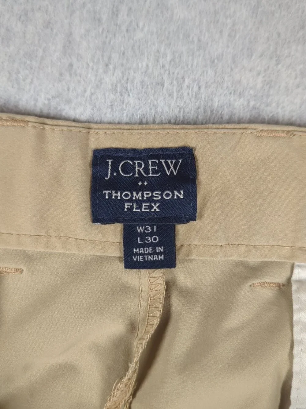 J.Crew Thompson Flex Pants Men's 31x30 (Fit 32x29) Tapered Lightweight Chino